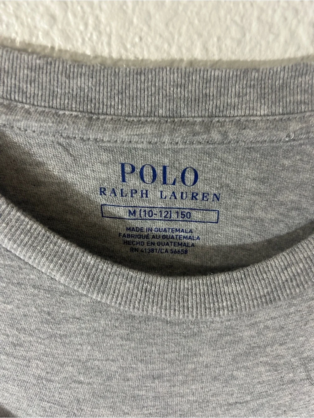 Ralph Lauren Grey Polo Bear Ski Graphic Tee